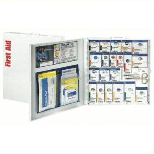 DESCRIPTION: (1) FIRST AID KIT AND HOUSING. BRAND/MODEL: FIRST AID ONLY #796J68 INFORMATION: 424 COMPONENTS RETAIL$: $221.75 EA QTY: 1