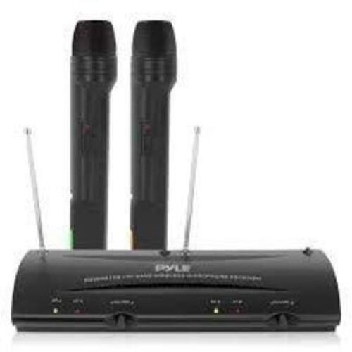 DESCRIPTION: (1) PROFESSIONAL WIRELESS MICROPHONE SYSTEM BRAND/MODEL: PYLE #PDWM2100 RETAIL$: $46.99 EA QTY: 1
