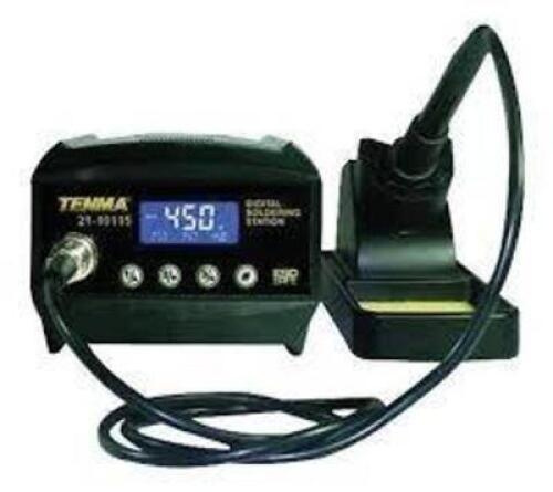 DESCRIPTION: (1) COMPACT DIGITAL SOLDERING STATION BRAND/MODEL: TENMA #21-10115 INFORMATION: 60W RETAIL$: $99.95 EA QTY: 1