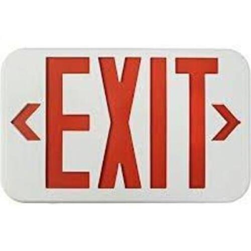DESCRIPTION: (3) LED EXIT SIGN BRAND/MODEL: ALL-PRO APX INFORMATION: RED GREEN RETAIL$: $50.00 EA QTY: 3