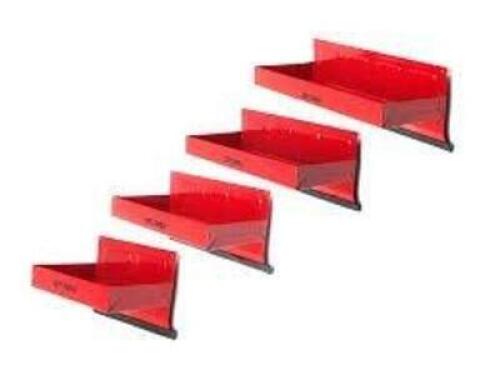 DESCRIPTION: (2) MAGNETIC TOOL TRAY SET OF (4) BRAND/MODEL: DURATOOL #22-25440 INFORMATION: RED RETAIL$: $40.00 EA QTY: 2