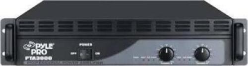 DESCRIPTION: (1) POWER AMPLIFIER BRAND/MODEL: PYLE #PTA3000 SIZE: 300 WATTS RETAIL$: $209.00 EA QTY: 1