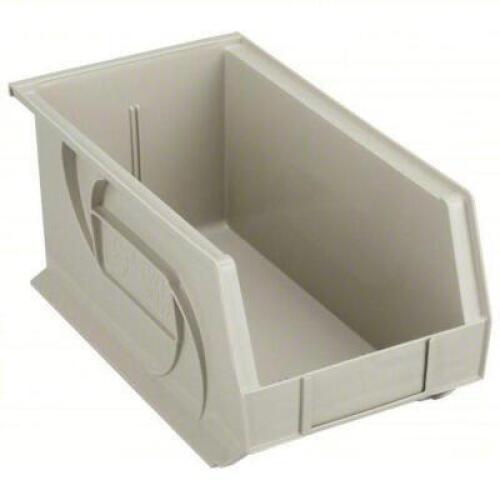DESCRIPTION: (1) CASE OF (12) HAND AND STACK STORAGE BINS BRAND/MODEL: LEWISBINS #21P587 INFORMATION: WHITE SIZE: 8-1/4 X 14-3/4 X 7 RETAIL$: $63.36 E