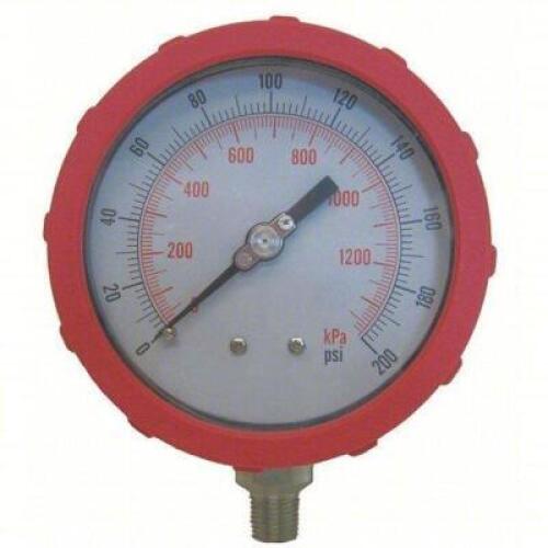 DESCRIPTION: (50) INDUSTRIAL PRESSURE GAUGE BRAND/MODEL: PRODUCT NUMBER #4EFJ4 INFORMATION: BRONZE TUBE, BRASS SOCKET, 0-200 PSI SIZE: 4" RETAIL$: $71