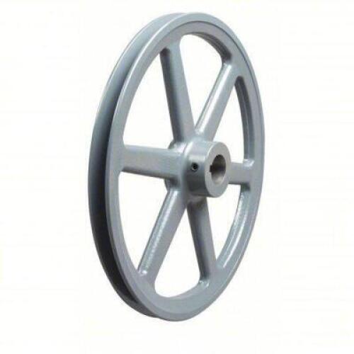 DESCRIPTION: (1) V BELT PULLEY BRAND/MODEL: 5RJF6 SIZE: Groove, 9.25 in OD, Fixed Bore, 1 in Bore, RETAIL$: $82.02 EA QTY: 1