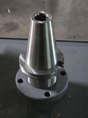 DESCRIPTION: (1) CAT 50 FACE MILL HOLDER BRAND/MODEL: BISON 7-182-504 SIZE: 2" ARBOR RETAIL$: $740.00 QTY: 1