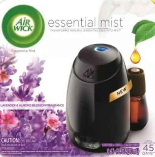 DESCRIPTION: (2) AIR FRESHENER KIT BRAND/MODEL: AIR WICK INFORMATION: LAVENDER ALMOND BLOSSOM RETAIL$: $15.00 EA SIZE: 0.67 OZ QTY: 2