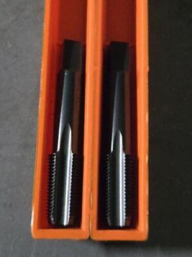 DESCRIPTION: (5) HSS STRAIGHT FLUTE TAPS BRAND/MODEL: BRUBAKER T12421-23-B SIZE: 1/8-27 NPT RETAIL$: $75.00 QTY: 5