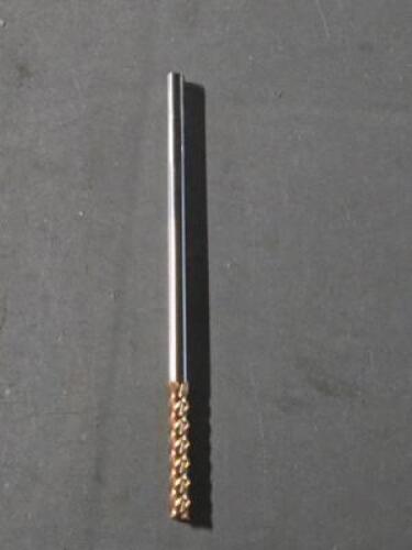 DESCRIPTION: (4) SOLID CARBIDE CORNER RADIUS END MILL BRAND/MODEL: ACCUPRO 08487415 SIZE: 1/4" DIA 1-1/2" LOC 0.0200" RAD RETAIL$: $210.08 QTY: 4