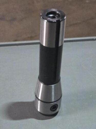 DESCRIPTION: (1) TAPER SHANK END MILL HOLDER BRAND/MODEL: VC 08453326 SIZE: 3/8 HOLE DIA R8 TAPER RETAIL$: $57.00 QTY: 1