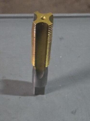 DESCRIPTION: (1) HSS STRAIGHT FLUTE PLUG TAP BRAND/MODEL: HERTEL 59915025 SIZE: 7/8-14 UNF RETAIL$: $120.28 QTY: 1