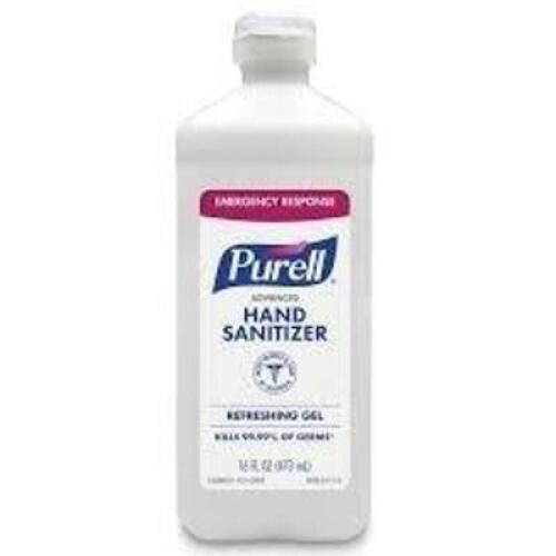DESCRIPTION: (1) CASE OF (12) ADVANCED HAND SANITIZER BRAND/MODEL: PURELL SIZE: 16 FL OZ RETAIL$: $108.00 EA QTY: 1