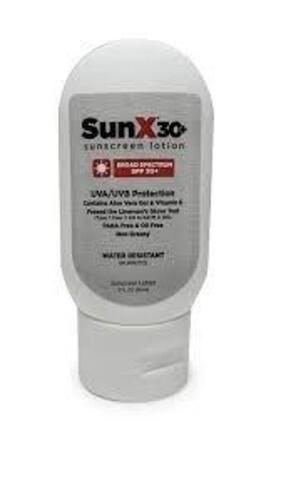 DESCRIPTION: (1) CASE OF (24) BOTTLES OF SUNSCREEN LOTION BRAND/MODEL: SUN X 30 #1PBT5 SIZE: 2 OZ RETAIL$: $200.00 EA QTY: 1