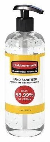 DESCRIPTION: (10) ALCOHOL GEL HAND SANITIZER BRAND/MODEL: RUBBERMAID #56LL54 SIZE: 16 OZ RETAIL$: $7.00 EA QTY: 10