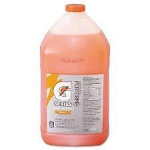 DESCRIPTION: (2) SPORTS DRINK MIX LIQUID CONCENTRATE BRAND/MODEL: GATORADE INFORMATION: ORANGE SIZE: 1 GALLON RETAIL$: $17.17 EA QTY: 2
