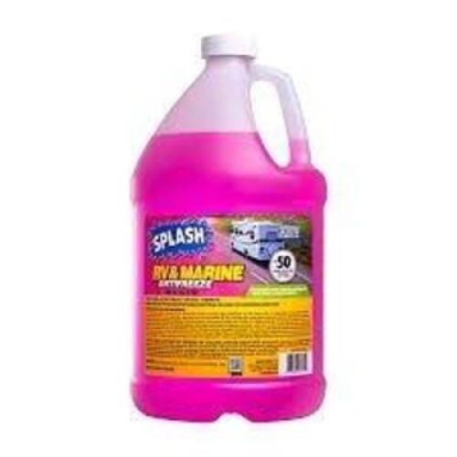 DESCRIPTION: (4) RV AND MARINE ANTIFREEZE BRAND/MODEL: SPLASH SIZE: 1 GALLON RETAIL$: $5.60 EA QTY: 4