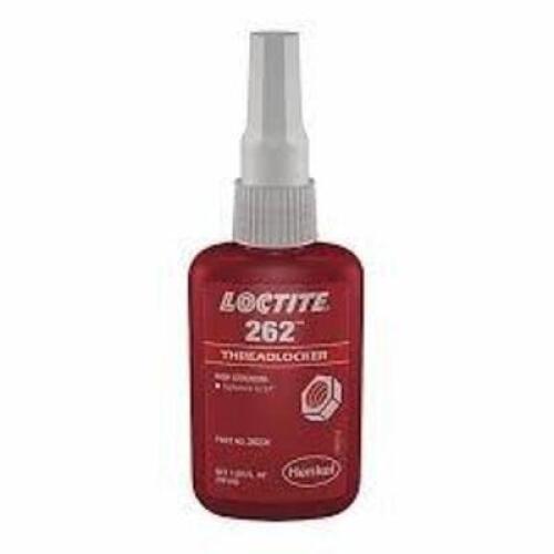 DESCRIPTION: (6) THREADLOCKER BRAND/MODEL: LOCTITE 262 #5E215 SIZE: 1.69 FL OZ RETAIL$: $64.89 EA QTY: 6