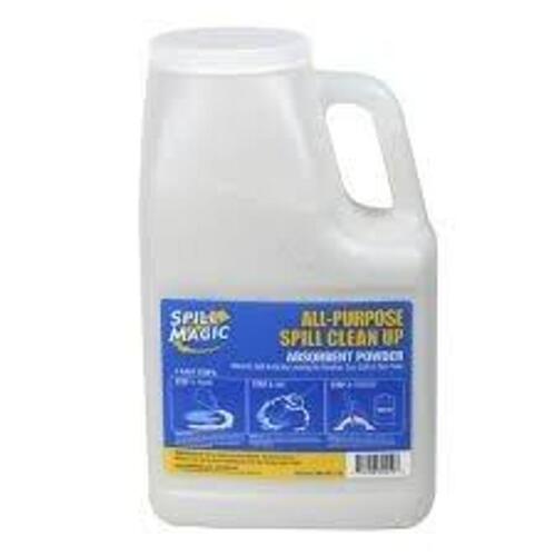 DESCRIPTION: (2) SPILL CLEAN UP POWDER BRAND/MODEL: SPILL MAGIC SIZE: 3 LB RETAIL$: $16.00 EA QTY: 2