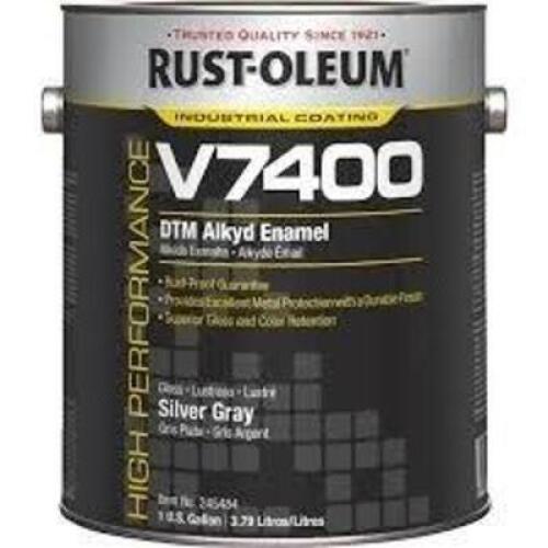 DESCRIPTION: (1) DTM ENAMEL BRAND/MODEL: RUST-OLEUM 7400 INFORMATION: GRAY SIZE: 1 GALLON RETAIL$: $168.00 EA QTY: 1