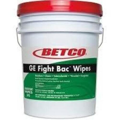DESCRIPTION: (1) GE FIGHT BAC WIPES BRAND/MODEL: BETCO SIZE: 5 GALLON RETAIL$: $177.99 EA QTY: 1