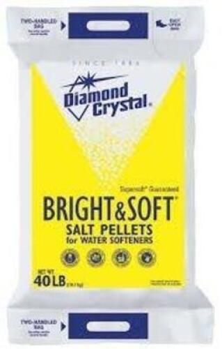 DESCRIPTION: (2) BRIGHT AND SOFT SALT WATER BLOCK BRAND/MODEL: DIAMOND CRYSTAL SIZE: 40 LB QTY: 2