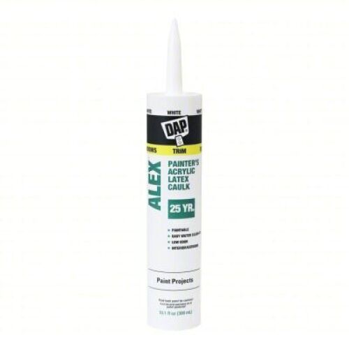 DESCRIPTION: (6) PAINTER'S ACRYLIC CAULK BRAND/MODEL: DAP ALEX INFORMATION: WHITE SIZE: 10.1 OZ RETAIL$: $2.58 EA QTY: 6