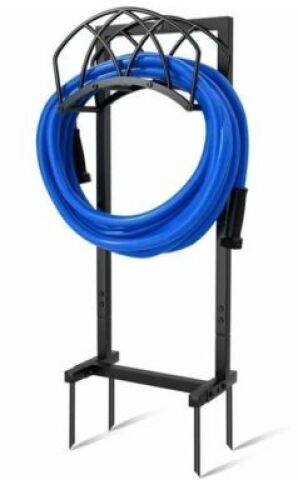 DESCRIPTION: (1) GARDEN HOSE REEL INFORMATION: BLACK SIZE: 16.34" X 9.45" X 3.7" RETAIL$: $114.99 EA QTY: 1