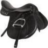 BLACK LEATHER SHOW JUMPING ENGLISH SADDLE PACKAGE