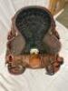 PREMIUM WESTERN LEATHER ROPING RANCH WORK HORSE SADDLE TACK - 8