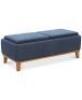 JOLLENE FABRIC COCKTAIL OTTOMAN WITH REVERSIBLE TOP