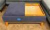 JOLLENE FABRIC COCKTAIL OTTOMAN WITH REVERSIBLE TOP - 3