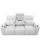 GREYMEL 84" ZERO GRAVITY FABRIC SOFA WITH POWER HEADRESTS