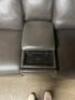 GREYMEL 74" ZERO GRAVITY LEATHER LOVESEAT WITH CONSOLE AND POWER HEADRESTS - 3