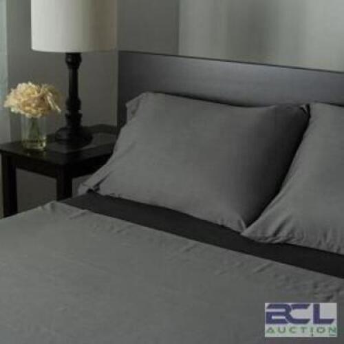 COOLING CHARCOAL INFUSED TENCEL KING SHEET SET GRAY