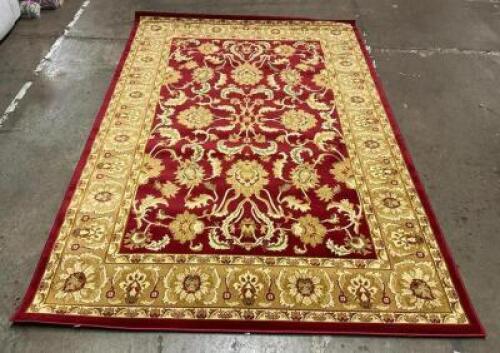 OUSHAK RED AREA RUG
