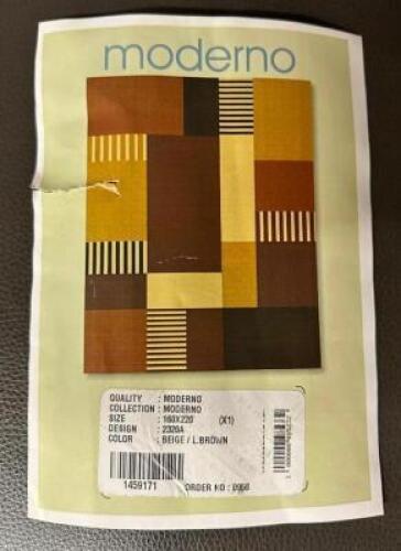 BEIGE/LIGHT BROWN AREA RUG