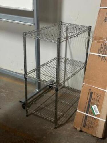 DRY ERASE BOARD AND WIRE RACK