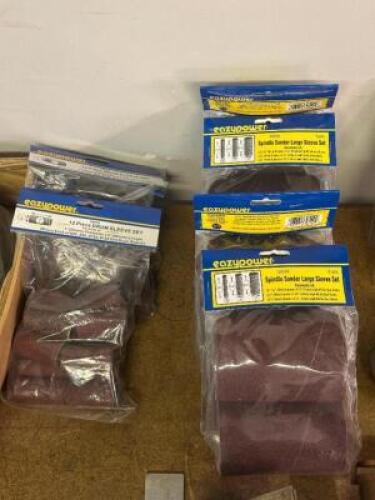 ASSORTED SANDING BELTS