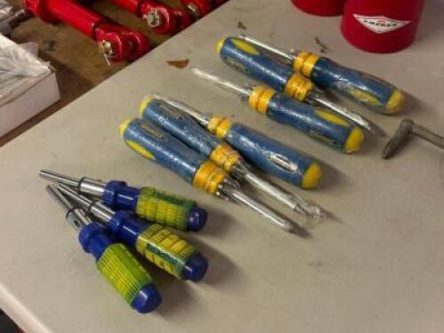 (10) - ASSORTED SCREWDRIVERS