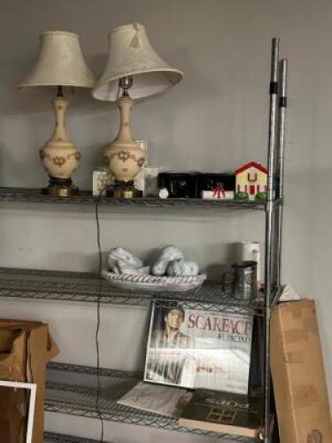 CONTENTS OF SHELVING UNIT
