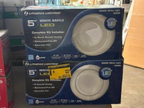 (2) - BAFFLE LIGHT KITS