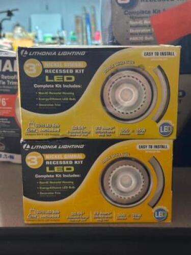 (2) - BAFFLE LIGHT KITS
