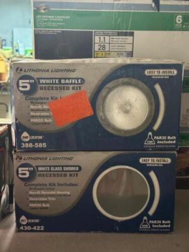 (2) - BAFFLE LIGHT KITS