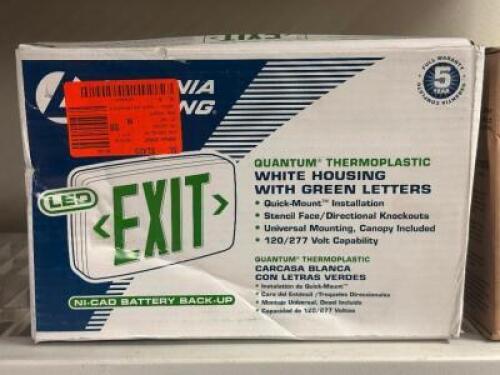 QUANTUM THERMOPLASTIC LED EMERGENCY EXIT SIGN