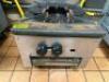 SINGLE BURNER HEAVY DUTY STOCK POT BURNER.