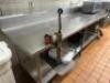 96" X 30" STAINLESS TABLE W/ MOUNTED CAN OPENER. - 3