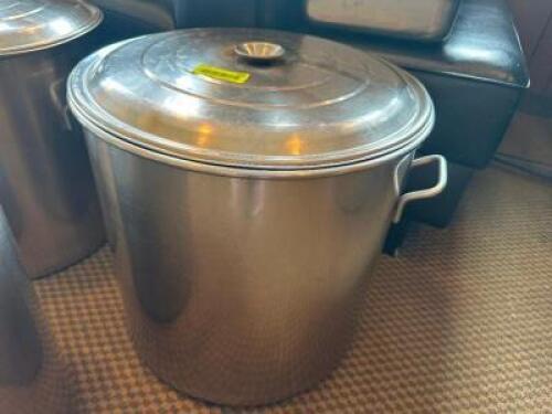 75 QT STAINLESS STOCK POT W/ LID