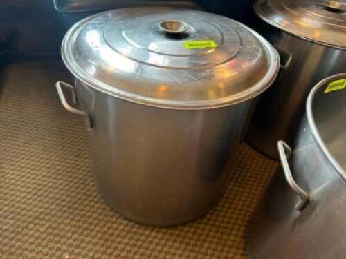 75 QT STAINLESS STOCK POT W/ LID