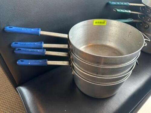 (4) 10" SAUCE POTS