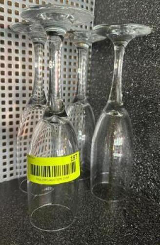 (4) CHAMPAGNE FLUTES